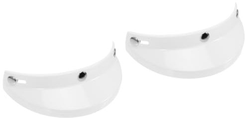 Ciieeo 2 Pièces Visière de Rétro pour Protection et Pluie Compatible avec Casques Jet et Modulables Design Pratique et Sécurisé