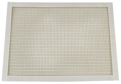 Non-Stickware BBQ Grill Mesh Mats Reusable 30 x 40cm 2 Pack Ultimate | Non Stick For Gas Charcoal Electric Grills Ovens, Easy Clean, Non Toxic, Cut to Size. Grill Meat, Vegetables, BBQ Baking Mat