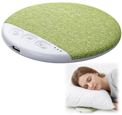 BSOON Kopfkissen Lautsprecher, Mini tragbarer Unter-Kopfkissen-Lautsprecher, Sleeping kabellose Einschlafhilfe mit Stereo, Privater Schlaf-Kopfhörer für Tiefschläfer (Grün)