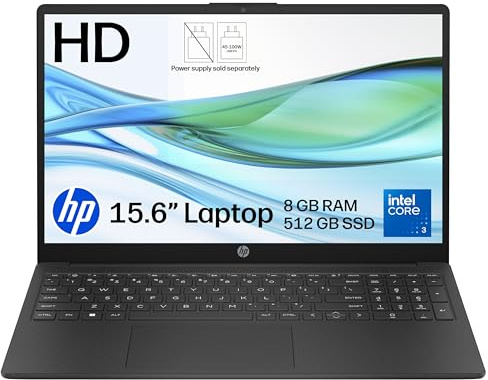 HP 15-fd1008nax 15.6 1366 x 768 pixels Intel Core 3 8GB 512GB SSD Windows 11 Home