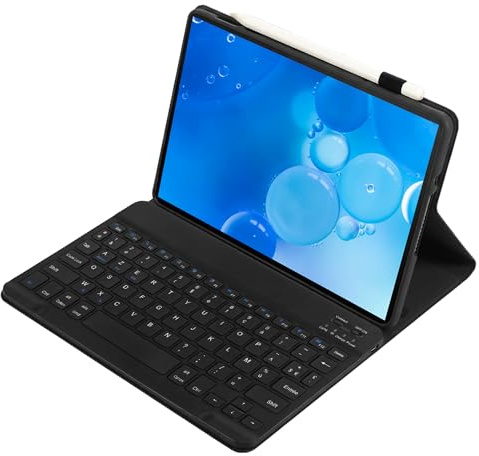 Coque Clavier pour Samsung Galaxy Tab S5e 10,5 AZERTY Français,Noir | Tab S5e Keyboard Bluetooth sans Fil Amovible, Cover magnétique SM-T720 / SM-T725
