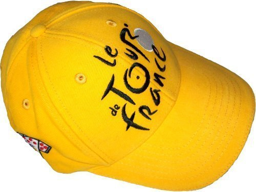 TOUR de France Cyclisme Casquette Collection Officielle - Velo - Maillot Jaune - Taille réglable Adulte et ado