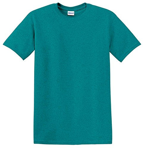 Gildan Mens Heavy Cotton Short Sleeve T-Shirt (L) (Antique Jade Dome)
