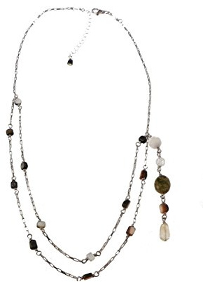 Orphelia Jewelry ZH - 4484 Women's Necklace with Pendant 925 Sterling Silver and Natural Elements 42 CM ZK - 2585