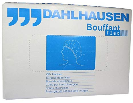 OP-HAUBE Bouffant Flex grün 100 St