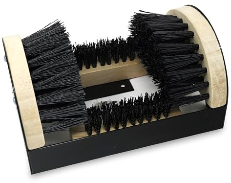 Bickmore Boot Scrubber - Shoe Brush Scraper & Footwear Cleaner - Mountable - Dirt Remover - Indoor/Outdoor Sneaker Buffer