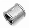 Gewindefitting Muffe 1/2 3/4 1 5/4 6/4 2 DVGW Temperguss verzinkt Fitting Gewinde Temperguß Fittinge (1/2)