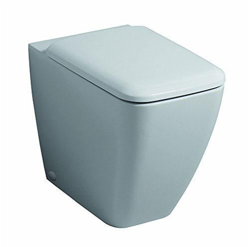 Pozzi Ginori serie Metrica 79336 Vaso a terra Rimfree con sedile a chiusura rallentata bianco