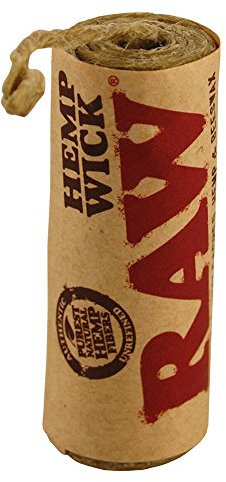 RAW Hemp Wick 6m Langer Docht aus Hanf und Bienenwachs 3X Hemp Wicks