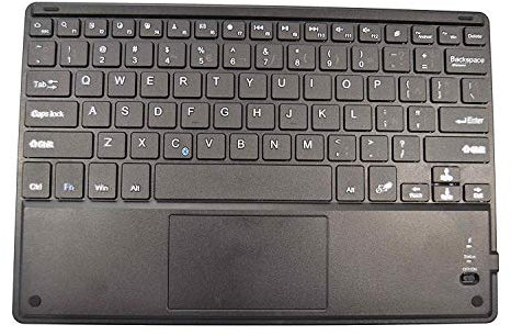 Theoutlettablet® Teclado Bluetooth (inalambrico) para Tablet Huawei Media Pad T5 / T3 / M5 / M5 Lite 10.1 con Letra Ñ en español y Touchpad