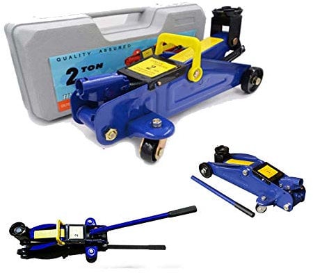 Huini Hydraulischer Wagenheber aus robustem Stahl für Wagenheber, Auto, Van, Garage, Notfall, Auto-Reifen, Wechselwerkzeug