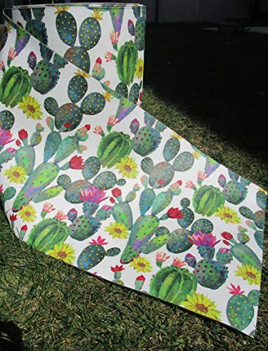 Pago Poco Tappeto Fantasia CACTUS Con Stampa Digitale con fondo gomma ...MADE IN ITALY!!! ...!!! (50X140)