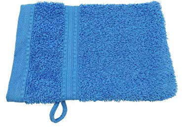Julie Julsen® Bio Waschhandschuhe in 32 Farben erhältlich weich und saugstark Royalblau 15x21 cm