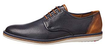 LLOYD Gino Herrenschuhe Schnürschuhe sportlicher Schnürer Blau Freizeit, Schuhgröße:EUR 41 | UK 7