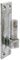 Pair of Heavy Duty Galvanised 12mm Hook on Plate with Fixings