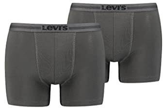 Levi's Herren Levis Men Tencel Boxer Brief 2p Underwear (2er Pack)