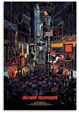 Blade Runner Poster-Drucke auf Leinwand, Heim-Wand-Dekor, Bilderdruck, modernes Familien-Schlafzimmer, Dekor-Poster, 40 x 60 cm