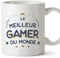 Mugffins Tasses pour GAMER - En Français - Cadeau original pour GAMER homme - Meilleur du Monde - 11 oz / 330 ml