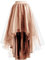 Babyonlinedress Jupe en Tulle asymétrique pour Mariage Party Bal Cocktail Jupe Tutu Mesh Femme Tulle Longue Kaki
