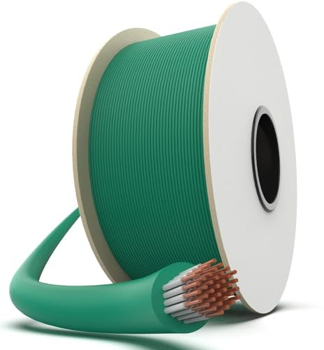 25m Universal Begrenzungskabel für Mähroboter, HAUSPROFI Begrenzungsdraht aus verzinntem Kupfer Begrenzungs Kabel für alle Rasenroboter Rasenmähroboter Ø2,7mm