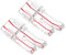 EMSea Lot de 2 pieds-de-biche de 1/4 pour machine à coudre domestique Snap-On Low Shank Compatible avec Brother Compatible avec Singer
