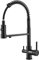 PLUSSEN Grifo de Cocina 3 Vías con Ducha extraíble, 360° Grifo Monomando de Cocina para Filtro de Agua, 2 en 1 Grifo de Fregadero de Cocina para Sistemas de Ósmosis Acero