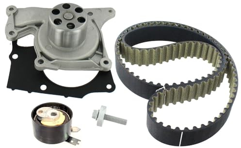 SKF Wasserpumpe und Zahnriemensatz mit Dichtungen VKMC 06140 Höhe 171 mm Länge 271 mm Breite 142 mm - OE-Qualität | Kompatibel mit: DACIA DOKKER Express Kasten/Großraumlimousine, DOKKER Großraumlimousine, DUSTER, LODGY, LOGAN II