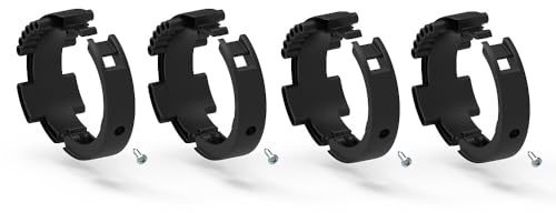 Lot de 4 bagues pour attaches verrou renforcées - tube ZF Ø 80 mm