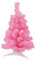 Albero di Natale Pino Rosa da 25 cm 40 cm, Albero Germogliato Rami Pink cameretta Bambina con Supporto Base in Plastica, Pinetto di Natale di Alta qualità h. 40 cm
