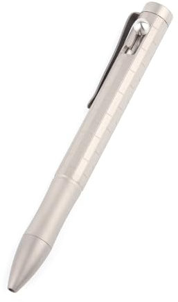 Hamans Titan Bolt Action Kugelschreiber mit Taschenclip, nachfüllbar, kompakte Größe