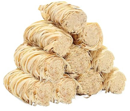 Myhoomowe 40 STK. Anzünder Natürliche Anzünder Holzfarbe Ca. 5x2cm für Kamin, Ofen &, Feuerstelle, Räucherofen, Grill, Schornstein, Pizzaofen