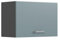 Vicco Hängeschrank R-Line, hängender Küchenschrank, Blau-Grau/Anthrazit, 60 cm Flach