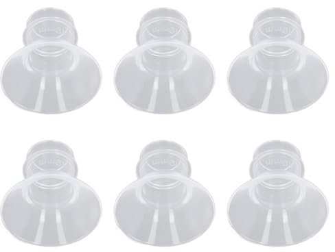 Liquid Silicone Flange Inserts for Medela/Spectra/ 24mm Shields/Flanges, Reduce Tunnel to 13mm, 2pcs, Compatible with Wearable Breast Pump (19MM)