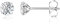 Titan Ohrringe Hypoallergen Damen Herren Mädchen G23 Titan Ohrstecker Zirkonia Ohrstecker 5mm