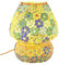 Marrakesch Boho Deko Tischlampe Nachttischlampe 23cm groß | Deko Aesthetic Tischleuchte Lampe im Wohnzimmer Schlafzimmer & Kinderzimmer | Moderne Tischleuchte Aubina -3- aus Mosaik E27 Lampenfassung