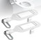 Phito Bidet Toilet Seat Dual Nozzle, Airlando Smart Toilet Flusher,Non-electric Dual Nozzles Bidet Attachment for Toilet,Toilet Seat Bidet Mechanical Flusher 2 Modes(2*Single cold)
