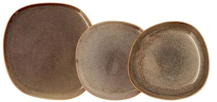 Bidasoa Ikonic Vajilla Cerámica Irregular Blanco 12 Piezas - 4 Personas Otras Ceramicas Apto Microondas
