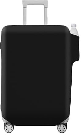Kocusu Kofferschutzhülle mit Tasche,Kofferhülle Kofferschutzhülle Elastisch,Koffer Schutzhülle Waschbarer,Kofferbezug,Suitcase Cover,Luggage Cover,Kofferschutzhüllen,Doppelte Öffnung (3XL,Schwarz)