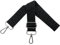 Taschengurte zum Wechseln Verstellbar Schultergurt für Tasche, Taschengurt Breit 3.8cm mit Silber Karabiner Schulterriemen Taschenband Tragegurt für Handtaschen, Rein schwarz, S36