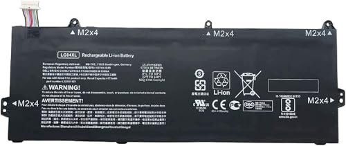 Batteria compatibile per computer portatile HP Pavilion Gaming serie 15-dk0015la L32535-141 L32535-1C1 L32654-005 da 15,4 V 68 Wh LG04XL HSTNN-IB8S