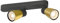 SLV PURI 2.0 Dome, Wand- und Deckenaufbauleuchte, asymmetrisch, 2 x max. 6 W GU10, schwarz/gold
