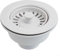 Kitchen Sink Strainer 114Mm Drain Diameter Sink Waste Strainer With Stainless Steel Core Sink Basket Strainer For Standard Kitchen Sink Opening 83-90mm