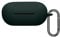 kwmobile Silicone Cover Compatible with Beats Powerbeats Pro 2 - Case Cover Stick-On Skin with Clip - Dark Green