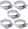 DOJA Industrial | Abrazadera de Gran Presion | 104-112mm Ø | PACK 5 | Abrazaderas de Presion para Tubos | Abrazaderas Manguera | Acero Cincado | Abrazadera para Tubo Flexible | Bridas Metalicas