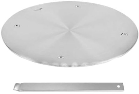 Placa de distribución de calor for estufas de gas y eléctricas Adaptador de cocina de inducción de acero inoxidable Bandeja for ollas de guiso Accesorios de cocina multifuncionales