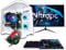 NitroPC - Pack Gold Plus | PC de Jeu Complet (Intel Core i5 14400F 4/8 4,7 GHz, RX 6600 8 Go, RAM 16 Go, M.2 1TB, Windows 11, RGB | WiFi, Moniteur 24, Clavier, Souris, Casque) PC de Bureau (Blanc)