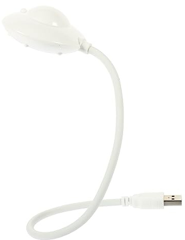 Mobestech LED Reading Lamp LED Table Lamp Flying Saucer Shape Desk Lamp with USB Charging Port for Study Room Dorm Workspace Eye-Caring Warm Illumination Touch Sensor