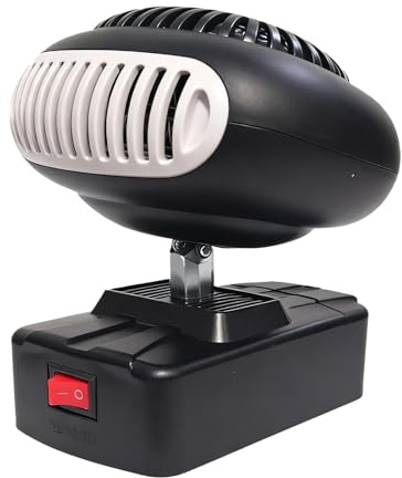 Générique Chauffage Voiture,Radiateurs Portables - Chauffage d'Habitacle et Défroster de Vitre - pour Camion Moto Motocyclette Berline Scooter SUV Chariot Bureau Intérieur Chambre Salle De