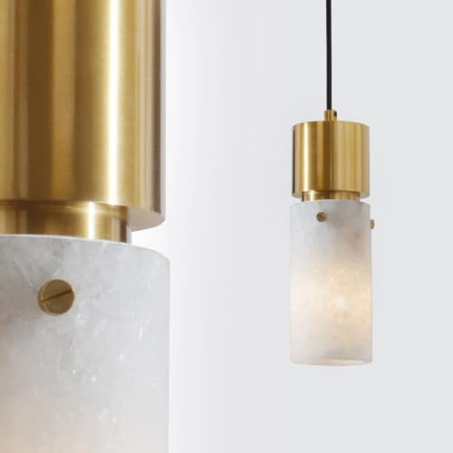 Pendelleuchte aus Marmor,Gold Minimalistische Stein-Hängeleuchte,Schneeflocken Nordic Stil Kreative Pendant Light Wabi Sabi für Schlafzimmer, Nachttisch,Kücheninsel,Esszimmer,GU10,5w
