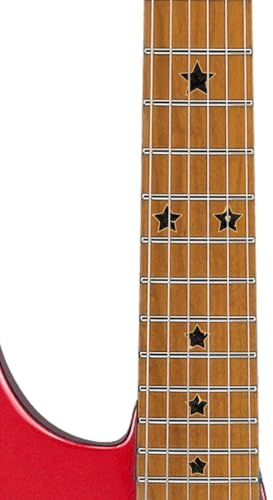 fretlook Stars - Aged Black Inlay Sticker für Akustik-, E-Gitarren & Bass Griffbretter - Ultradünne Griffbrett Aufkleber (0,08mm) - Professionelle Qualität - Made in Germany